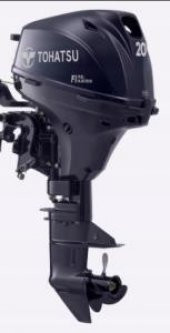 Tohatsu MFS20EPTL 20hp Uzun Şaft Marşlı Trimli Direksiyonlu Deniz Motoru - 1