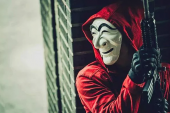 Koreli Hırsız Teatral Hahoe Maskesi - Para Heist Maskesi - Dali Maskesi - 2