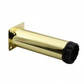 Mobilya Kanepe Sehpa TV Ünitesi Koltuk Ayağı Ayarlanabilir 15 cm Gold Altın Metal Baza Ayak - 5