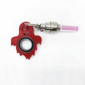 Hayalet Şekilli Led Işıklı Keyrambit Dönebilen Anahtarlık Keyrambit Rulmanlı Plastik Işık - 4