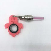 Hayalet Şekilli Led Işıklı Keyrambit Dönebilen Anahtarlık Keyrambit Rulmanlı Plastik Işık - 12