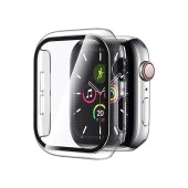 Apple Watch 7 41 Mm Uyumlu Kasa Ve Ekran Koruyucu 360 Tam Koruma Kılıf Şeffaf - 1
