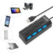 4 Port Usb 2.0 Hub Çoğaltıcı Çoklayıcı Swıtch Anahtarlı - 1