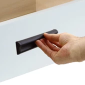 Plus Mobilya Mutfak Dolap Dolabı Kapak Çekmece Kulpu Kulbu (160 MM-16.0 CM) Mat Siyah Metal Kulpları thumbnail 3