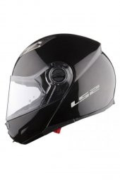 Motosiklet Kaskı Ls2 Guroni Siyah Kask Çene Açılır Motosiklet Kaskı - 2
