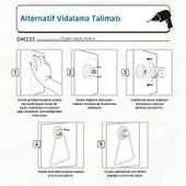 TEKNOTEL DELME VİDA MATKAP YOK! VAKUMLU ÜÇGEN HAVLULUK MAT SİYAH DM233 - 4