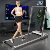 Yürüme Koşu Bandı 7 Katmanlı 100kg Taşıma Uzaktan Kumandalı Portatif Katlanabilir Koşu Cihazı Aleti - 7