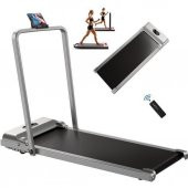 Yürüme Koşu Bandı 7 Katmanlı 100kg Taşıma Uzaktan Kumandalı Portatif Katlanabilir Koşu Cihazı Aleti - 8