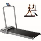 Yürüme Koşu Bandı 7 Katmanlı 100kg Taşıma Uzaktan Kumandalı Portatif Katlanabilir Koşu Cihazı Aleti - 9