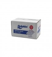 Dolphin Kilitli Şeffaf Buzdolabı Kilitli Saklama Poşeti Torba - 11x14 Cm. - 1000 Adet - Kutu - 1