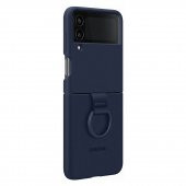 Samsung Z Flip 4 Yüzüklü Silikon Kılıf - Lacivert EF-PF721TNEGWW - 1