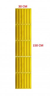 5 Adet Hissedilebilir Yürüme Yüzeyi (Uyarıcı Tip) Zemin İşaretleme 300*300 mm - 1