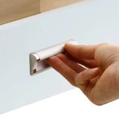 Plus Mobilya Mutfak Dolap Dolabı Kapak Çekmece Kulpu Kulbu (96 MM-9.6 CM) Mat Krom Metal Kulpları thumbnail 3