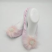 Taşlı Ev Babeti Ve Patik Pudra renk - 3