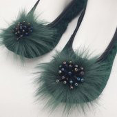 Taşlı Ev Babeti Ve Patik Yeşil Renk - 2