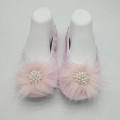 Taşlı Ev Babeti Ve Patik Pudra renk - 4