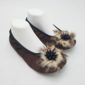 Taşlı Ev Babeti Ve Patik Kahve Renk - 1