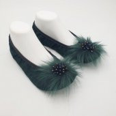 Taşlı Ev Babeti Ve Patik Yeşil Renk - 5