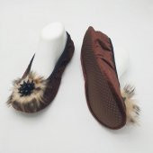 Taşlı Ev Babeti Ve Patik Kahve Renk - 6