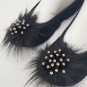 Taşlı Ev Babeti Ve Patik Siyah Renk - 9