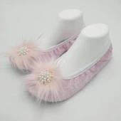 Taşlı Ev Babeti Ve Patik Pudra renk - 10