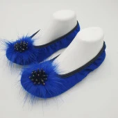 Taşlı Ev Babeti Ve Patik Mavi Renk - 11