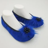 Taşlı Ev Babeti Ve Patik Mavi Renk - 12