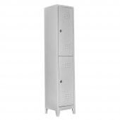 Jessan Ofis Tekli Yarım Kapılı Soyunma Dolabı Gri thumbnail 2