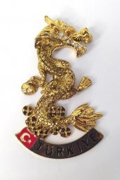 Magnet Ejderha Metal Swaroski Taşlı Buzdolabı Süsü Ev Dekorasyon - 1