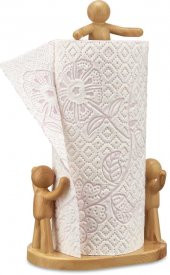 Flora Bay Kağıt Havluluk ve Peçetelik 2li Set (Meşe Görünümlü) - 2