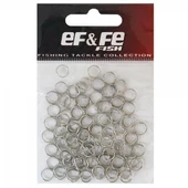 EFFE Split Ring Çelik Olta Halkası 100ad - 1