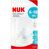 Nuk Klasik Biberon Emziği No:2 Silikon - Küçük Delik - 2