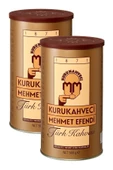 Mehmet Efendi Türk Kahvesi 500 gr Teneke Kutu x 2 Adet - 1