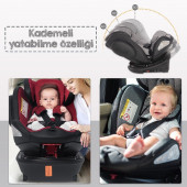 Lorelli Aviator 0-36 Kg İsofix Oto Koltuğu Koyu Gri - 6