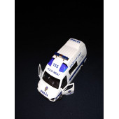 polis ekip minibüs metal oyuncak - 1
