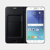 Samsung J7 Kartlıklı Kılıf Siyah EF-WJ700BBEGWW - 1