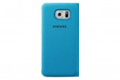 Samsung S6 Kartlıklı Kılıf Tekstil Mavi EF-WG920BLEGWW - 3