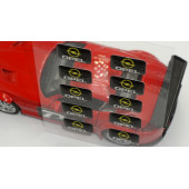 Opel Logo 3D Cam Açma Torpido Konsol Ayna Çıkartma Seti - 3