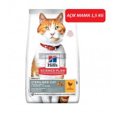 Hill's Young Adult Sterilised Tavuklu Kısırlaştırılmış Yetişkin Kedi Maması 1,5 KG - 1