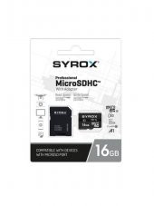 Syrox 16Gb + Adaptör Micro Sd Hafıza Kartı Flash Memory SDHC - 1