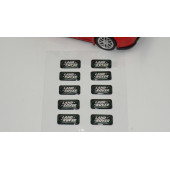 Land Rover Logo 3D Cam Açma Torpido Konsol Ayna Çıkartma Seti - 2