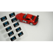 Mazda Logo 3D Cam Açma Torpido Konsol Ayna Çıkartma Seti thumbnail 1