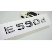 DK Tuning E550d Bagaj Krom ABS 3M 3D Yazı Logo Benz İle Uyumlu - 1
