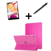 Apple iPad Pro 12.9 1. / 2. Nesil Kılıf Set PU Deri Smart Tablet Kilifi Ekran Koruyucu + Kalem - 3