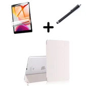 Apple iPad Pro 12.9 1. / 2. Nesil Kılıf Set PU Deri Smart Tablet Kilifi Ekran Koruyucu + Kalem - 2