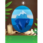 Painting on a wood 450 g. Iceberg - 1