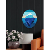 Painting on a wood 450 g. Iceberg - 3