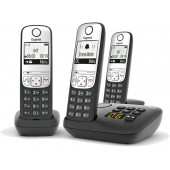 Gigaset A690A Trio 3 Ahizeli Telesekreterli Telsiz Telefon - 1