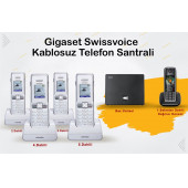 Gigaset C530 5 Dahili Swissvoice Telsiz Kablosuz Telefon Santrali - 1