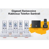 Gigaset C530 6 Dahili Swissvoice Telsiz Kablosuz Telefon Santrali - 1